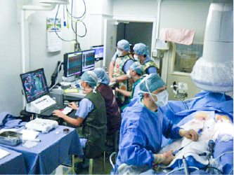 第二カテ室 Ablation(PVI) 3D Mapping装置操作